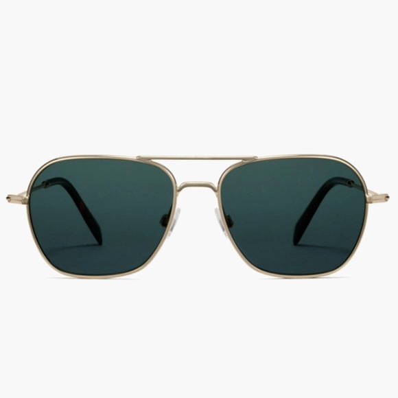 Warby Parker Women's Abe Aviator Style Sunglasses - Picture 2 of 5